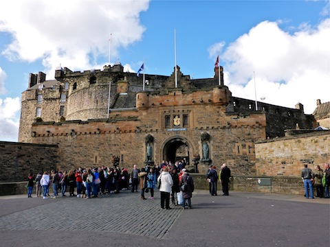 Edinburgh Castle entrance.