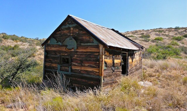 Camp Bird Mine shack.