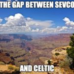 The gap between Celtic and Sevco is the size of the Grand Canyon.