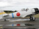 An AT-6 Texan done up as a Mitsubishi A6M Zero of the Imperial Japanese Navy.
