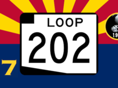Loop 202 South Mountain Freeway Sign Arizona Flag #7