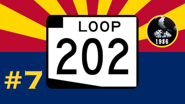 Loop 202 South Mountain Freeway Sign Arizona Flag #7