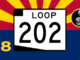 Loop 202 South Mountain Freeway Sign Arizona Flag #8