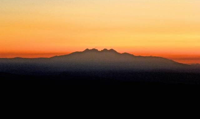 Four Peaks at sunrise.