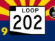 Loop 202 South Mountain Freeway Sign Arizona Flag #9