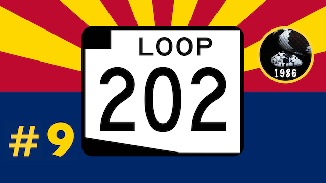 Loop 202 South Mountain Freeway Sign Arizona Flag #9