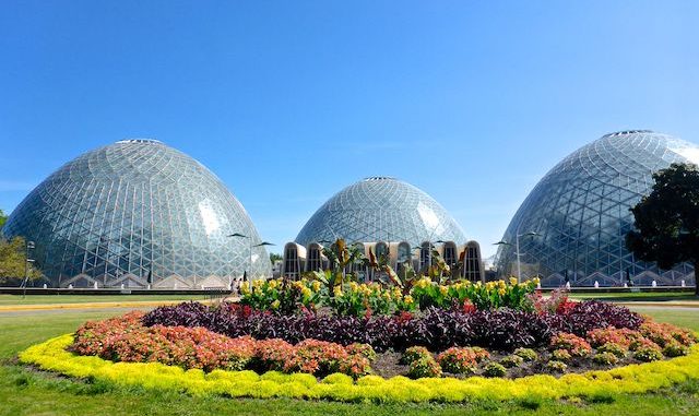 Mitchell Park Horticultural Conservatory, popularly known as The Domes.