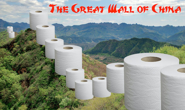 The Great Wall of China: Toilet Paper