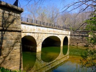 After the C&O Canal closed, the Catoctin Aqueduct spent 80 years falling apart. It was restored stone-by-stone in 2005.