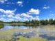 Beautiful clouds over White Horse Lake.