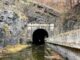 Looking downstream from Paw Paw Tunnel's south end. Light at the far end is always visible.