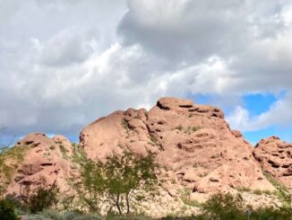 Papago Buttes in early afternoon (2022)