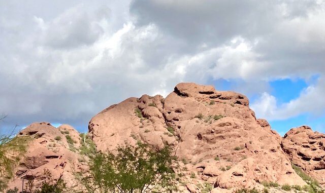 Papago Buttes in early afternoon (2022)