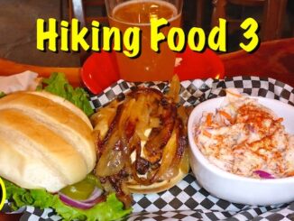 Hiking Food #3: Burger & slaw @ Buffalo Bar & Grill, Payson, Arizona