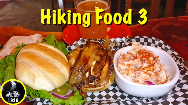 Hiking Food #3: Burger & slaw @ Buffalo Bar & Grill, Payson, Arizona