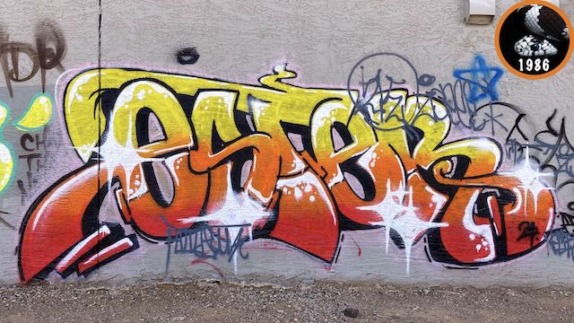 Graffiti along the Arizona Canal at 43rd Ave. Graffiti along the Arizona Canal at 43rd Ave.