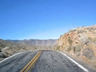 The head of Box Canyon, on San Diego County Highway S2.