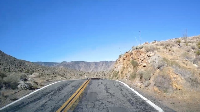 The head of Box Canyon, on San Diego County Highway S2. The head of Box Canyon, on San Diego County Highway S2.