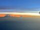 Stunning sunset over the Java Sea, on our Singapore Airlines flight to Surabaya.